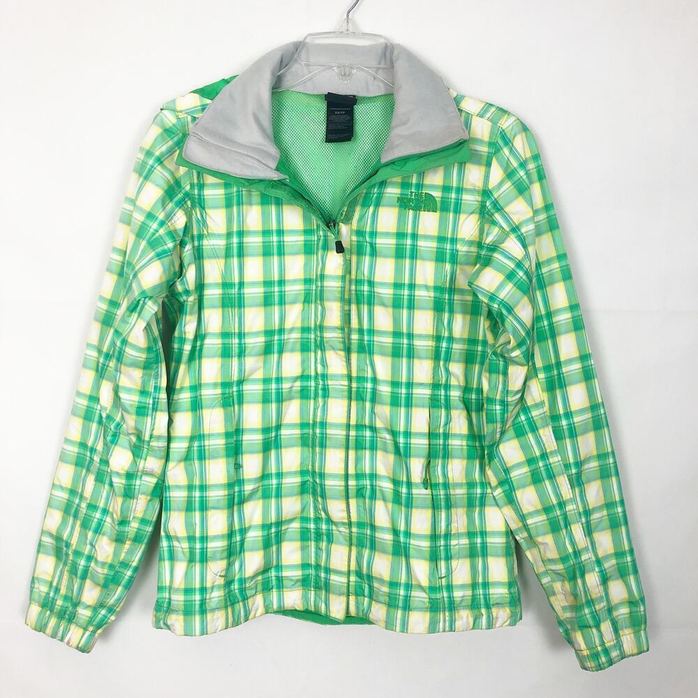 The North Face Women's Plaid Hooded Zip Jacket Size XS